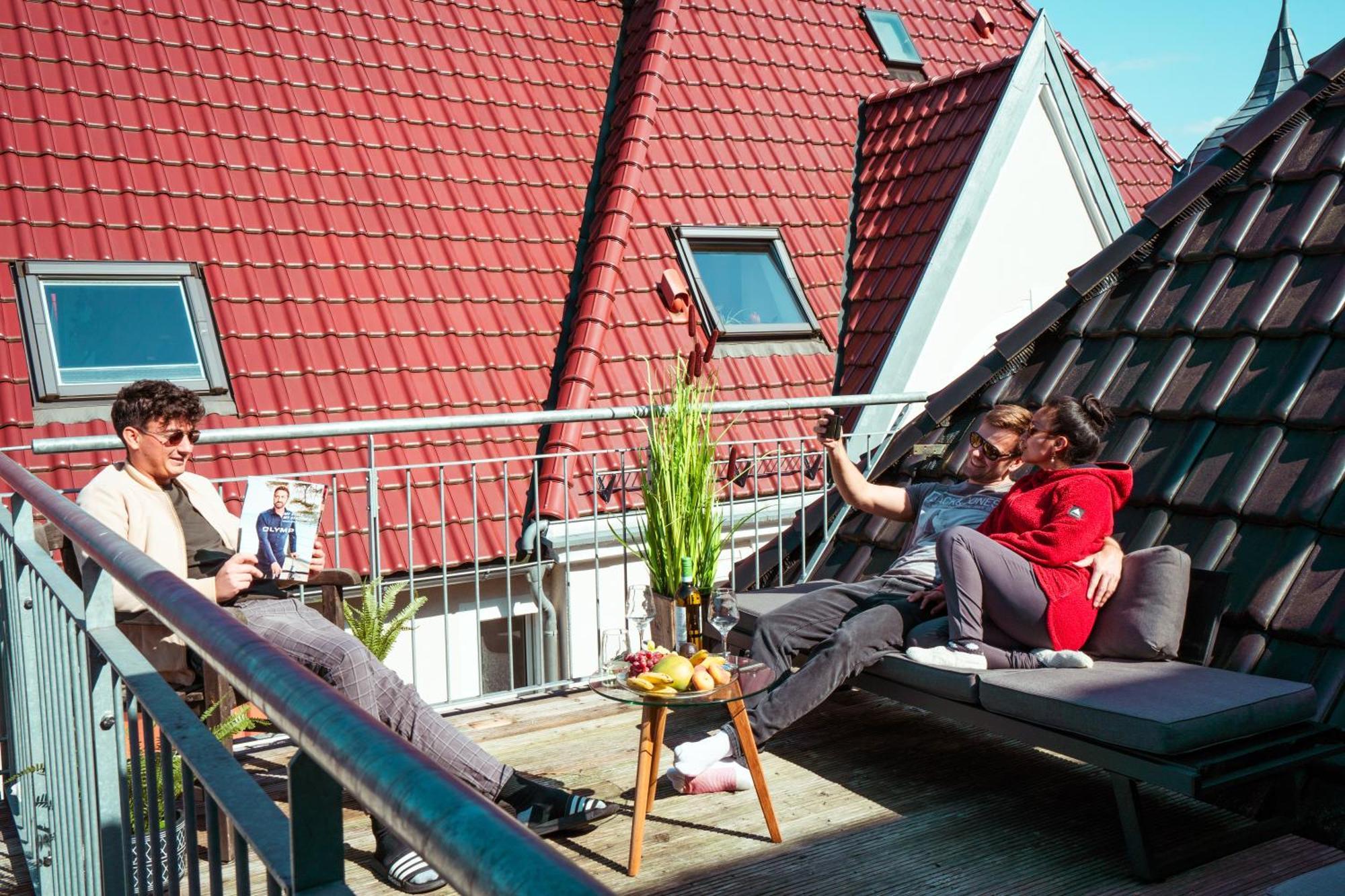 4-Schlafzimmer-Terrassensuite Oasis - Workspace Em-Apartments Deutschland Білефельд Екстер'єр фото